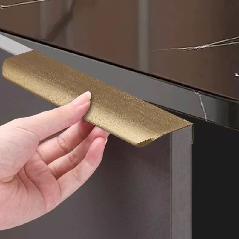 80mm-1200mm Invisible Aluminum - Curved Spring Bar ulasan dan harga